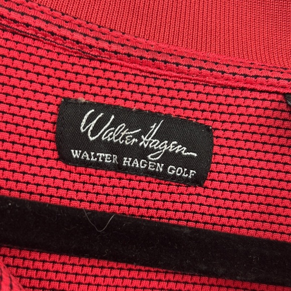 Walter Hagen Red Mens Polo large - Picture 2 of 6
